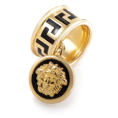 versace chain design|Versace ring women.